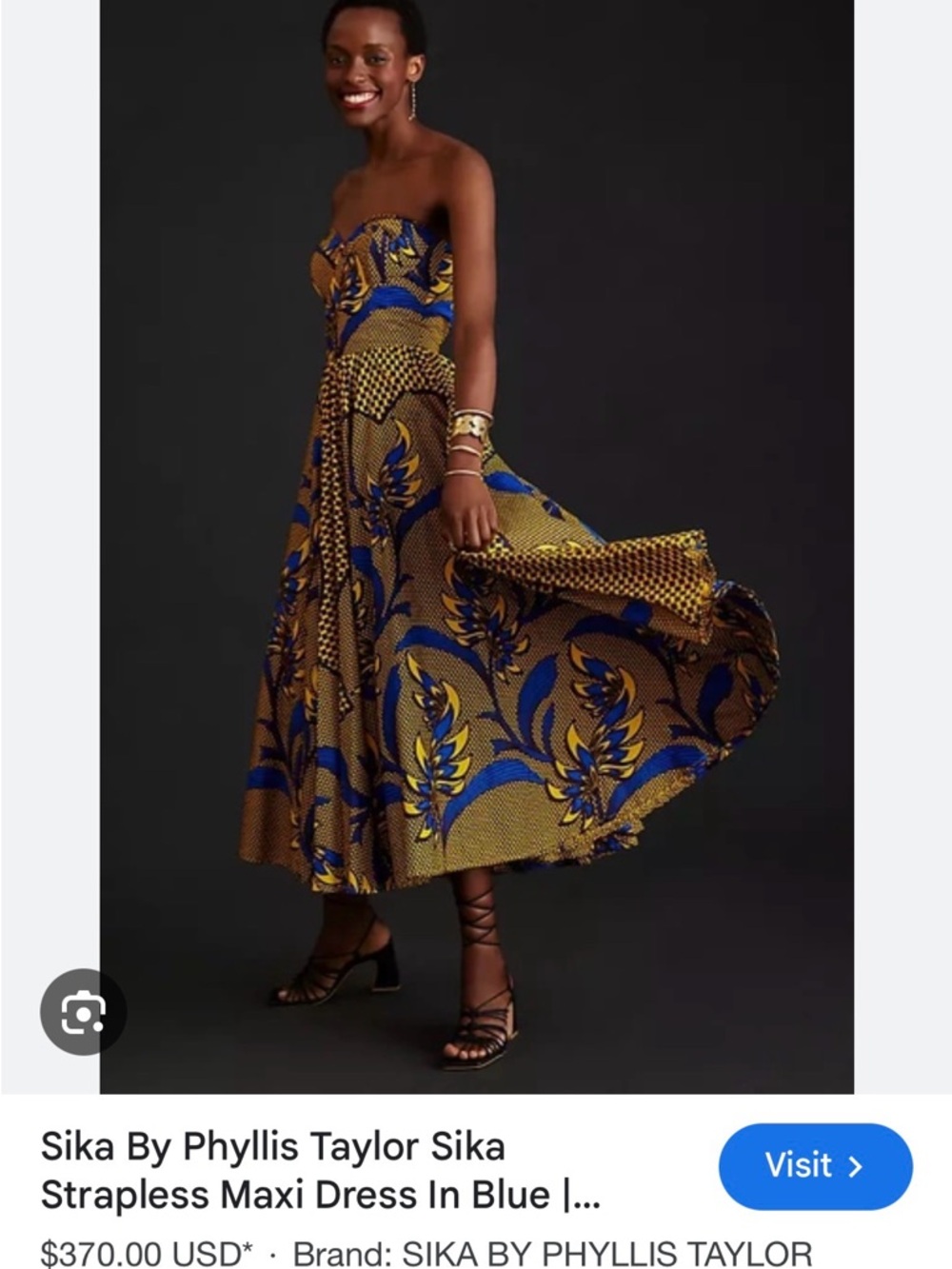 Strapless Sika dress